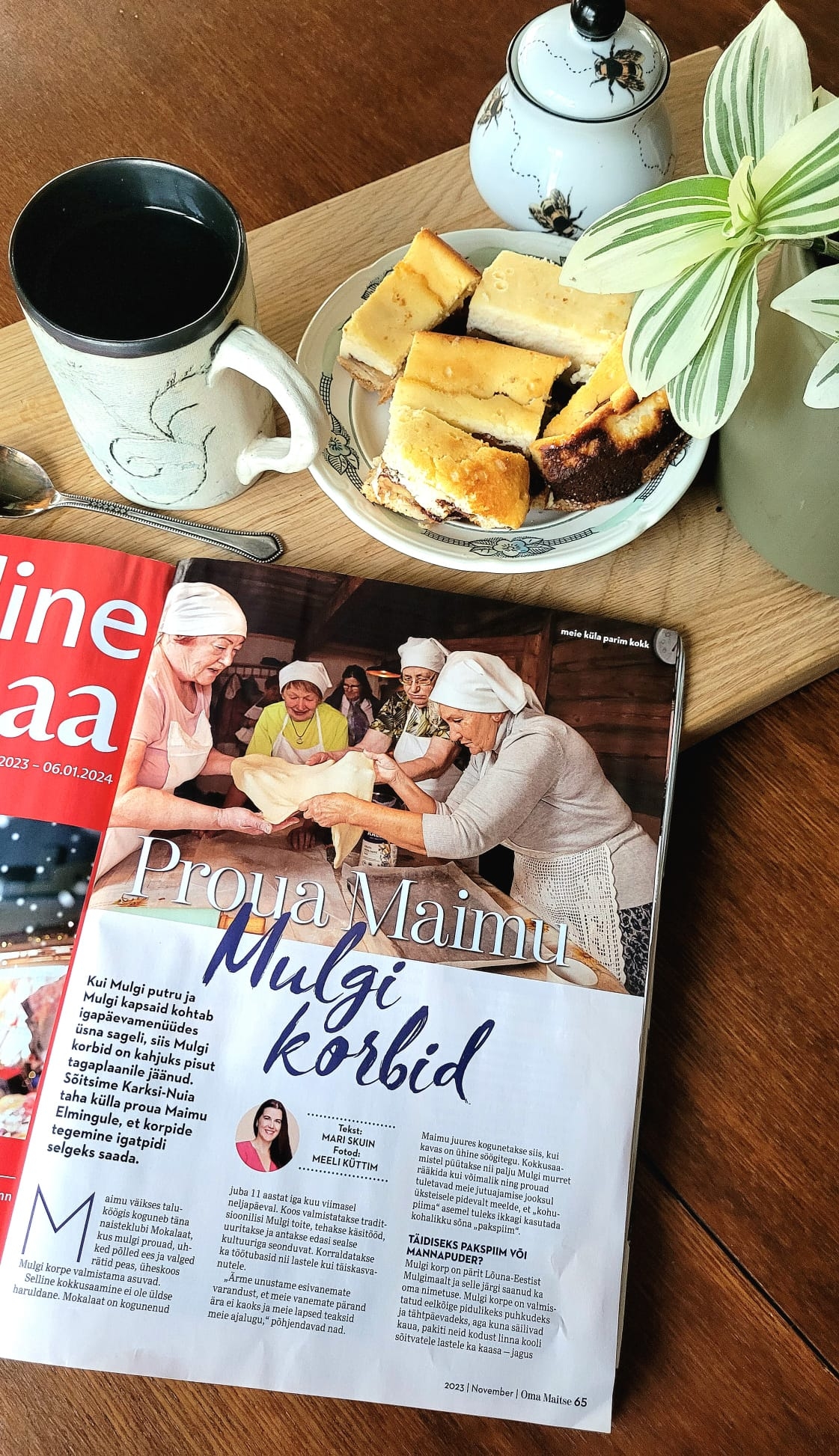 Oma Maitse novembri ajakirjas jagatakse mulgi korbi tarkust